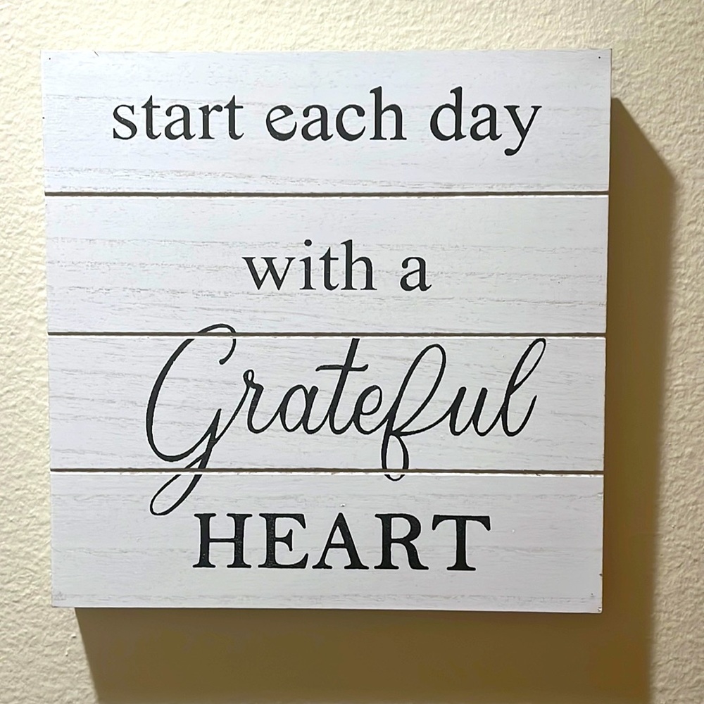 Inspirational wood wall decor
